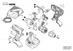 Bosch 3 601 J95 500 GSR 12 V Cordless Drill Driver Spare Parts